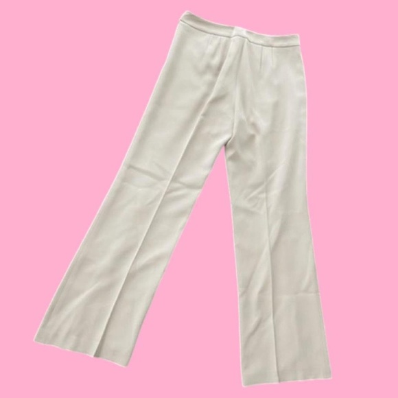 Size 6, Nude color, Ann Taylor Pleated Dress Pants. - Picture 3 of 6